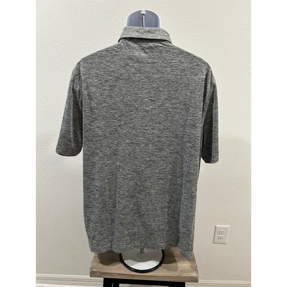 Captivating Arizona State ASU Sun Devils Mens XL Polo Shirt Gray Space Dye - Picture 3 of 6